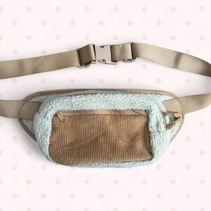 Sherpa Corduroy Belt Bag